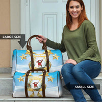 Fiji Christmas Travel Bag Snow Globe With Fijian Santa LT05