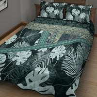 Hawaii Plant Kalo Quilt Bed Set Hawaiian Tapa Pattern LT05 - Polynesian Pride