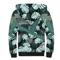 Hawaii Plant Kalo Sherpa Hoodie Hawaiian Tapa Pattern LT05 - Polynesian Pride