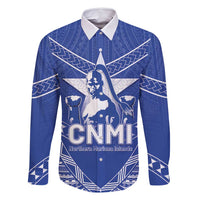 Northern Mariana Islands Family Matching Long Sleeve Bodycon Dress and Hawaiian Shirt Chamorro Warrior Tribal Pattern