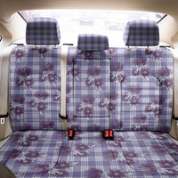 Purple Palaka Hawaii Back Car Seat Cover Hawaiian Lehua Blossoms