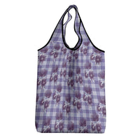 Purple Palaka Hawaii Grocery Bag Hawaiian Lehua Blossoms LT05 - Polynesian Pride