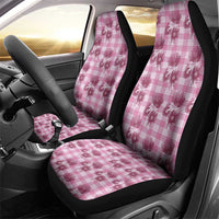 Pink Palaka Hawaii Car Seat Cover Hawaiian Lehua Blossoms LT05 - Polynesian Pride