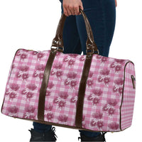 Pink Palaka Hawaii Travel Bag Hawaiian Lehua Blossoms LT05 - Polynesian Pride