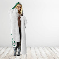 Custom Hawaii Football Hooded Blanket Rainbow Warriors Kakau Pattern LT05 - Polynesian Pride
