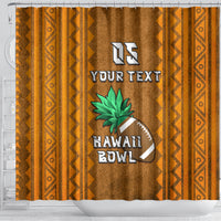 Custom Hawaii Honolulu Football Bowl Shower Curtain Simple Style LT05 - Polynesian Pride