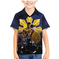 Philippines The First Hero Family Matching Mermaid Dress and Hawaiian Shirt Lapu Lapu Know Your Roots