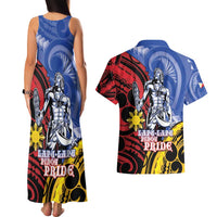 Philippines Lapu-Lapu Couples Matching Tank Maxi Dress and Hawaiian Shirt Proud Of My King