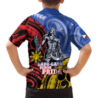 Philippines Lapu-Lapu Family Matching Short Sleeve Bodycon Dress and Hawaiian Shirt Proud Of My King