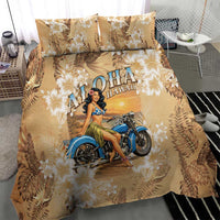 Aloha Hawaii Biker Bedding Set Ride To Paradise LT05 - Polynesian Pride