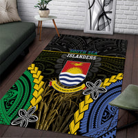 South Sea Islanders And Gilbert Islands Area Rug Kanakas Polynesian Pattern