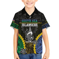 Personalised South Sea Islanders And New Caledonia Family Matching Puletasi and Hawaiian Shirt Kanakas Polynesian Pattern