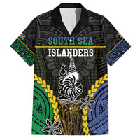 Personalised South Sea Islanders And New Caledonia Hawaiian Shirt Kanakas Polynesian Pattern LT05 Black - Polynesian Pride