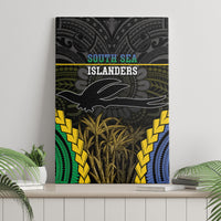 South Sea Islanders And New Ireland Canvas Wall Art Kanakas Polynesian Pattern