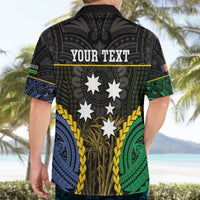 Personalised South Sea Islanders And New Ireland Hawaiian Shirt Kanakas Polynesian Pattern LT05 - Polynesian Pride