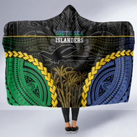 South Sea Islanders And New Ireland Hooded Blanket Kanakas Polynesian Pattern LT05 - Polynesian Pride