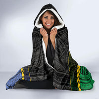 South Sea Islanders And New Ireland Hooded Blanket Kanakas Polynesian Pattern LT05 - Polynesian Pride
