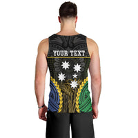 Personalised South Sea Islanders And New Ireland Men Tank Top Kanakas Polynesian Pattern