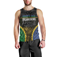Personalised South Sea Islanders And New Ireland Men Tank Top Kanakas Polynesian Pattern