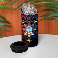 Philippines Guam 4 in 1 Can Cooler Tumbler Filipino Sun With Guaman Seal LT05 - Polynesian Pride