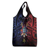 Philippines Guam Grocery Bag Filipino Sun With Guaman Seal LT05 - Polynesian Pride