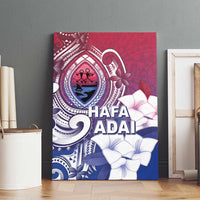 Guam Gadao Canvas Wall Art Hafa Adai Micronesian Tribal Pattern