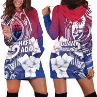 Guam Gadao Hoodie Dress Hafa Adai Micronesian Tribal Pattern