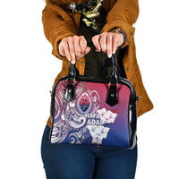 Guam Gadao Shoulder Handbag Hafa Adai Micronesian Tribal Pattern