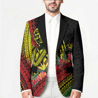 Retro Hawaiian Singer Blazer Polynesian Style Tropical Flowers LT05 - Polynesian Pride