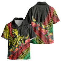 Retro Hawaiian Singer Kid Hawaiian Shirt Polynesian Style Tropical Flowers LT05 - Polynesian Pride