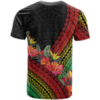 Retro Hawaiian Singer T Shirt Polynesian Style Tropical Flowers LT05 - Polynesian Pride