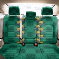 Hawaii Waikiki King Back Car Seat Cover Green Quilt With Pua Manu LT05 - Polynesian Pride