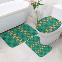 Hawaii Waikiki King Bathroom Set Green Quilt With Pua Manu LT05 - Polynesian Pride