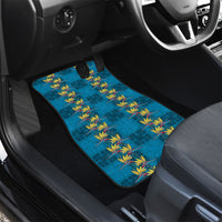 Hawaii Waikiki King Car Mats Blue Quilt With Pua Manu LT05 - Polynesian Pride