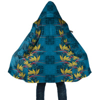 Hawaii Waikiki King Cloak Blue Quilt With Pua Manu LT05 Unisex Blue - Polynesian Pride