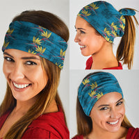 Hawaii Waikiki King Neck Gaiter Blue Quilt With Pua Manu LT05 - Polynesian Pride