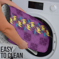 Hawaii Waikiki King Bathroom Set Purple Quilt With Pua Manu LT05 - Polynesian Pride
