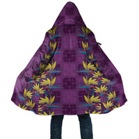 Hawaii Waikiki King Cloak Purple Quilt With Pua Manu LT05 Unisex Purple - Polynesian Pride