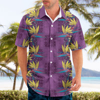 Hawaii Waikiki King Hawaiian Shirt Purple Quilt With Pua Manu LT05 - Polynesian Pride