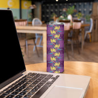 Hawaii Waikiki King Skinny Tumbler Purple Quilt With Pua Manu LT05 - Polynesian Pride