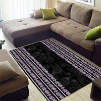 Hawaii Queen Liliuokalani Area Rug Hawaiian Lei Pua Kalaunu LT05 - Polynesian Pride