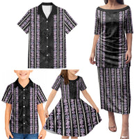 Hawaii Queen Liliuokalani Family Matching Puletasi and Hawaiian Shirt Hawaiian Lei Pua Kalaunu LT05 - Polynesian Pride