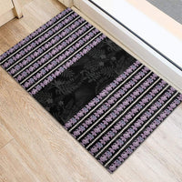 Hawaii Queen Liliuokalani Rubber Doormat Hawaiian Lei Pua Kalaunu LT05 - Polynesian Pride
