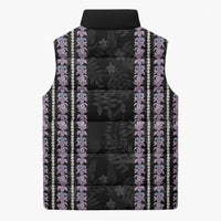 Hawaii Queen Liliuokalani Sleeveless Puffer Jacket Hawaiian Lei Pua Kalaunu LT05 - Polynesian Pride