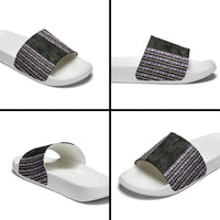 Hawaii Queen Liliuokalani Slide Sandals Hawaiian Lei Pua Kalaunu LT05 - Polynesian Pride