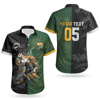 Custom South Africa And New Zealand Couples Matching Puletasi and Hawaiian Shirt Springboks And Kiwis Rugby Rivalry