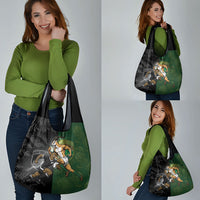 South Africa And New Zealand Grocery Bag Springboks And Kiwis Rugby Rivalry
