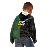 Custom South Africa And New Zealand Kid Hoodie Springboks And Kiwis Rugby Rivalry
