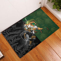 South Africa And New Zealand Rubber Doormat Springboks And Kiwis Rugby Rivalry