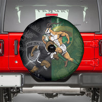 South Africa And New Zealand Spare Tire Cover Springboks And Kiwis Rugby Rivalry